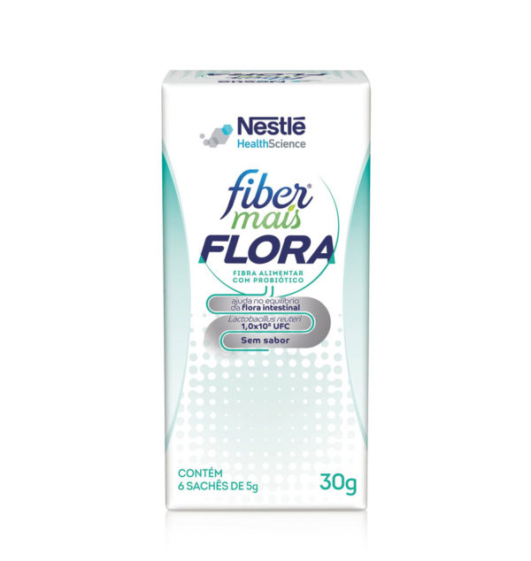 Fiber Mais Flora Sachê 6x5g - Nestlé