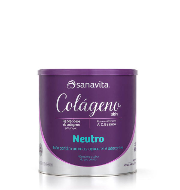 COLÁGENO SKIN Abacaxi c/ Hortelâ 200g - Sanavita