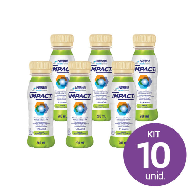 10 Unid. Impact Torta de Limão 200ml  (R$ 25,70 cada)