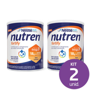 2 Unid. Nutren Fortify Sem Sabor – Lata 360g – Nestlé (R$ 155,00 cada)