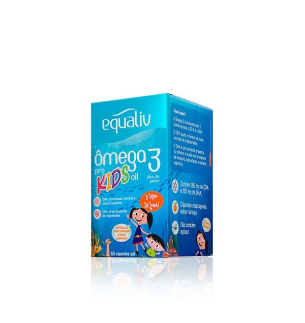 Ômega 3 Pro Kids Oil - 60 Caps. - Equaliv